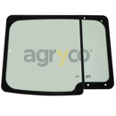 Vitre arrière plate - teintée pour téléscopique MERLO 55404 adaptable