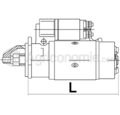 Démarreur 12V / 3,5 KW - BOSCH