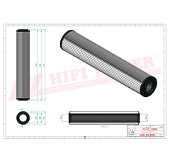 Filtre hydraulique adaptable HIFI FILTER SH74557SP