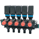 Bloc de 7 vannes électriques - 3 voies ARAG