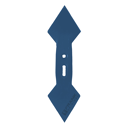 Doppelherzschar, gehärtet 36063 Becker Nachbau