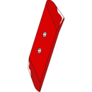 Scharspitze - rechts  65 x 14 mm PK801101M Vogel und Noot by Muzzi Industrie