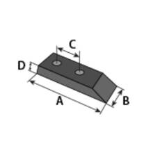 Pointe amovible pour décompacteur KVERNELAND 0102422 adaptable