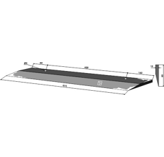 Couteau latéral pour autochargeuse AGROSTROJ 5002415 adaptable - Blacksteel©