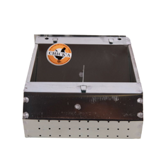 Mangeoire à trémie avec 2 compartiments 23 x 11 x 19,5 cm - CHICK'A