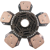 Disque d'embrayage pour tracteur FIAT 5165650 adaptable