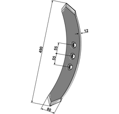 Vorschar 101VAD07 Väderstad Nachbau