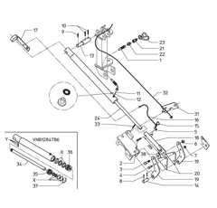 Dichtungssatz für Scheibenmähwerk DEUTZ-FAHR VNB1347778 original