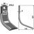 Fräsmesser 167x50mm - 6664495 | Bobcat - Nachbau