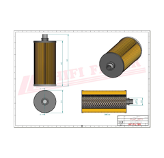 Filtre hydraulique adaptable HIFI FILTER SH75457SP