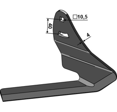 Winkelmesser - rechts - 405796-ZM / 41820109 | Steketee - Nachbau