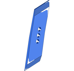 Scharspitze - links MP332LM Rabe by Muzzi Industrie