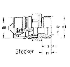 Kupplungsstecker Premium BG 3 DNP SVS3AGR12DNP
