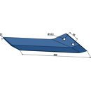 Ersatzflügel - rechts  400 mm Lemken Kristall Nachbau 101IND1074R