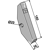 Bar d'usure 180 mm P12018 adaptable - BlackSteel©