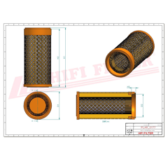 Filtre à air adaptable HIFI FILTER SA16456