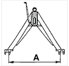 Aufnahmedreieck passend für Kat.2 - Schnellkuppeldreieck
