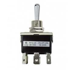 Interrupteur en métal ON/OFF/ON 6 fiches plates adaptable