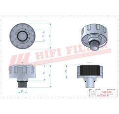 Filtre d'aération adaptable HIFI FILTER FS225