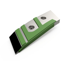 Pointe Droite avec plaquettes carbure et rechargement NAUD 31235 adaptable