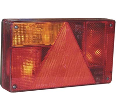 Feu arrière gauche 6 fonctions 235 x 135 mm