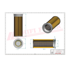 Filtre hydraulique adaptable HIFI FILTER SH66391
