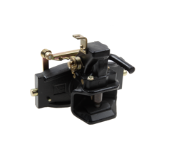 Zugmaul automatisch,W= 329 S32, Ø 32 mm Bolzen, Schwarz     