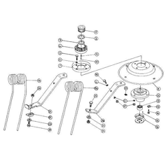 Bras de dents pour andaineur KUHN 58701710 origine