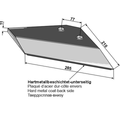 Aileron droite pour FROST 51834 adaptable - BlackSteel©