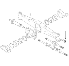 Joint pour tracteur CASE IH 006500345C1 adaptable