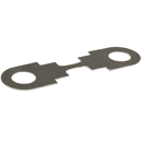 Sicherungsstreifen mit Bohrung, 175 AmpereSpannung: von 12 V bis 32 VBolzenabstand: 30 mm, Bolzen-Ø: 6,5 mm Herth + Buss 50295015