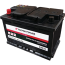 Batterie tracteur 12v 75Ah 680A + à gauche | TECHNI-POWER