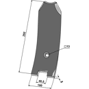 Leitblech - Mitte 101KER04 Galaxis, Kerner Nachbau