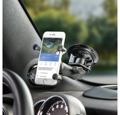 Support à ventouse pour téléphone avec bras standard | RAM