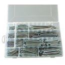 Coffret assortiment de 525 goupilles fendues 1,5 x 30 mm à 10 x 120 mm