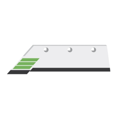 Soc carbure Gauche à bec de canne pour charrue GASSNER SS1110 adaptable