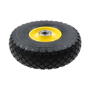 Vollgummirad m. Stahlfelge260x85x20,  Nabe 75mm lang VGR260