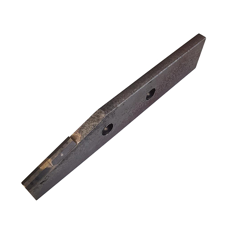Couteau 2 trous avec plaquettes carbure pour épandeur JEANTIL 270x50 mm adaptable