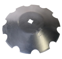 Disque crénelé ∅610x5 pour cover crop 41 x 41 adaptable - Blacksteel©