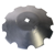Disque crénelé ∅610x5 pour cover crop 41 x 41 adaptable - Blacksteel©