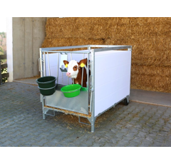 Niche à veau petit 130 x 85 x 131 cm