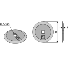 Van Lengerich (BVL) Futtermischwagenmesser, 67598