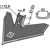 Soc triangulaire pour cultivateur JD|CASE IH 43CP16TW adaptable - Blacksteel©