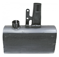 Pot d'échappement CASE IH, FIAT, NEW HOLLAND adaptable 5172649 - 5093950 - 87326988