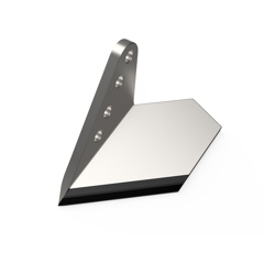 Aileron Gauche de déchaumeur carbure court HORSCH 34060854 adaptable