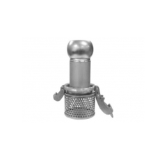 Crépine clapet galva avec raccord BAUER mâle