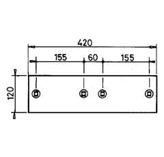 Anlagenplatte Lemken: 3411504 - Nachbau