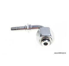 Pressnippel Bogen M22x1,5 90° DN10M2214SIG90 Alfagomma