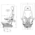 Asiento con suspensión mecánica Actimo M de GRAMMER MSG85/722