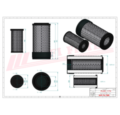 Filtre à air sécurité adaptable HIFI FILTER KA16664